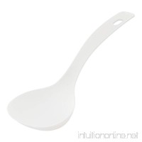 uxcell Plastic Home Kitchen Tableware Porridge Soup Ladle Spoon 19.5cm Long White - B01IUE5G10